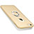 Custodia Plastica Rigida Opaca con Anello Supporto per Apple iPhone 6S Plus Oro