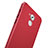 Custodia Plastica Rigida Opaca con Anello Supporto per Huawei Honor 6C Rosso