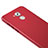 Custodia Plastica Rigida Opaca con Anello Supporto per Huawei Honor 6C Rosso