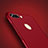 Custodia Plastica Rigida Opaca con Anello Supporto per Huawei Honor 8 Pro Rosso