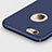Custodia Plastica Rigida Opaca con Foro e Anello Supporto per Apple iPhone 6S Blu