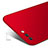 Custodia Plastica Rigida Opaca M06 per Huawei Honor V10 Rosso