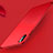 Custodia Plastica Rigida Opaca W01 per Apple iPhone Xs Rosso