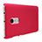 Custodia Plastica Rigida Perforato per Xiaomi Redmi Note 4X High Edition Rosso