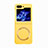 Custodia Plastica Rigida Senza Cornice Cover Opaca con Mag-Safe Magnetic BH1 per Samsung Galaxy Z Flip5 5G Giallo