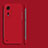 Custodia Plastica Rigida Senza Cornice Cover Opaca per Huawei Honor X5 Plus Rosso