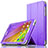 Custodia Portafoglio In Pelle con Stand L01 per Huawei Mediapad T1 7.0 T1-701 T1-701U Viola