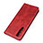 Custodia Portafoglio In Pelle con Stand L01 per Huawei P30 Rosso