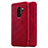 Custodia Portafoglio In Pelle con Stand L01 per Samsung Galaxy S9 Plus Rosso