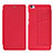 Custodia Portafoglio In Pelle con Stand L01 per Xiaomi Mi Note Rosso