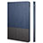 Custodia Portafoglio In Pelle con Stand L02 per Apple iPad Mini 2 Blu