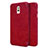 Custodia Portafoglio In Pelle con Stand per Samsung Galaxy J7 Plus Rosso