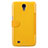 Custodia Portafoglio In Pelle con Stand per Samsung Galaxy Mega 6.3 i9200 i9205 Giallo