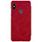 Custodia Portafoglio In Pelle con Stand per Xiaomi Redmi Note 5 AI Dual Camera Rosso