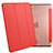 Custodia Portafoglio In Pelle con Supporto L01 per Apple iPad Air Rosso