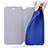 Custodia Portafoglio In Pelle con Supporto L01 per Apple iPhone 6 Blu