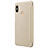 Custodia Portafoglio In Pelle con Supporto L01 per Xiaomi Redmi Note 5 AI Dual Camera Oro