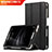 Custodia Portafoglio In Pelle con Supporto L02 per Huawei MediaPad T2 Pro 7.0 PLE-703L Nero