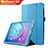 Custodia Portafoglio In Pelle con Supporto L03 per Huawei MediaPad M2 10.1 FDR-A03L FDR-A01W Cielo Blu