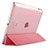 Custodia Portafoglio In Pelle con Supporto per Apple iPad 3 Rosa