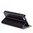 Custodia Portafoglio In Pelle con Supporto per Apple iPhone 5 Nero