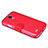 Custodia Portafoglio In Pelle con Supporto per Samsung Galaxy S4 IV Advance i9500 Rosso