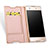 Custodia Portafoglio In Pelle con Supporto per Sony Xperia L1 Rosa