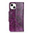 Custodia Portafoglio In Pelle Cover con Supporto A01 per Apple iPhone 13