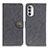 Custodia Portafoglio In Pelle Cover con Supporto A01D per Motorola MOTO G52 Nero