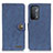 Custodia Portafoglio In Pelle Cover con Supporto A01D per Oppo A54 5G Blu