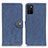 Custodia Portafoglio In Pelle Cover con Supporto A01D per Samsung Galaxy A03s Blu