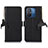 Custodia Portafoglio In Pelle Cover con Supporto A01D per Xiaomi Redmi 12C 4G Nero