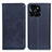 Custodia Portafoglio In Pelle Cover con Supporto A02D per Huawei Honor X6a Blu