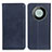 Custodia Portafoglio In Pelle Cover con Supporto A02D per Huawei Mate 60 Blu