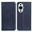 Custodia Portafoglio In Pelle Cover con Supporto A02D per Huawei Nova 11 Blu