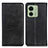 Custodia Portafoglio In Pelle Cover con Supporto A02D per Motorola Moto Edge (2023) 5G Nero