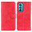 Custodia Portafoglio In Pelle Cover con Supporto A02D per Motorola Moto Edge 30 5G Rosso