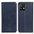 Custodia Portafoglio In Pelle Cover con Supporto A02D per Motorola Moto Edge 40 Pro 5G Blu