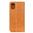 Custodia Portafoglio In Pelle Cover con Supporto A02D per Motorola Moto Edge S 5G Marrone Chiaro