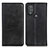 Custodia Portafoglio In Pelle Cover con Supporto A02D per Motorola Moto G Play (2023) Nero