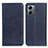 Custodia Portafoglio In Pelle Cover con Supporto A02D per Motorola Moto G14 Blu