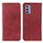 Custodia Portafoglio In Pelle Cover con Supporto A02D per Nokia G42 5G Rosso