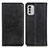 Custodia Portafoglio In Pelle Cover con Supporto A02D per Nokia G60 5G Nero