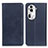 Custodia Portafoglio In Pelle Cover con Supporto A02D per Oppo Reno11 Pro 5G Blu