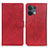 Custodia Portafoglio In Pelle Cover con Supporto A02D per Oppo Reno8 Pro 5G Rosso