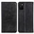 Custodia Portafoglio In Pelle Cover con Supporto A02D per Samsung Galaxy A02s Nero