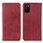 Custodia Portafoglio In Pelle Cover con Supporto A02D per Samsung Galaxy A02s Rosso