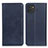 Custodia Portafoglio In Pelle Cover con Supporto A02D per Samsung Galaxy A03 Blu