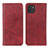 Custodia Portafoglio In Pelle Cover con Supporto A02D per Samsung Galaxy A03 Rosso