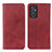 Custodia Portafoglio In Pelle Cover con Supporto A02D per Samsung Galaxy A05s Rosso